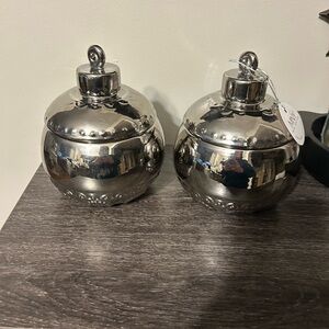 Marc New York Shiny Silver Candles.